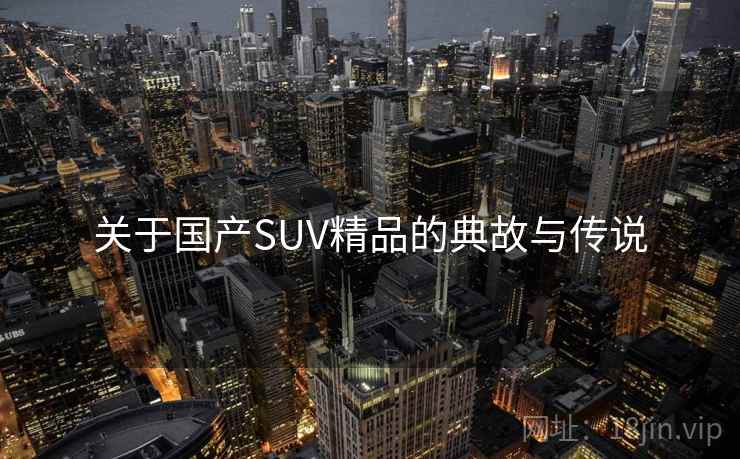 关于国产SUV精品的典故与传说 第2张 关于国产SUV精品的典故与传说 第2张
